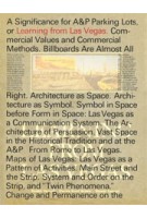 Learning From Las Vegas. Facsimile Edition | Robert Venturi, Denise Scott Brown, Steven Izenour | 9780262036962 | MIT Press