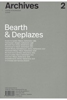 Archives 2. Bearth & Deplazes | 9788494767807 |